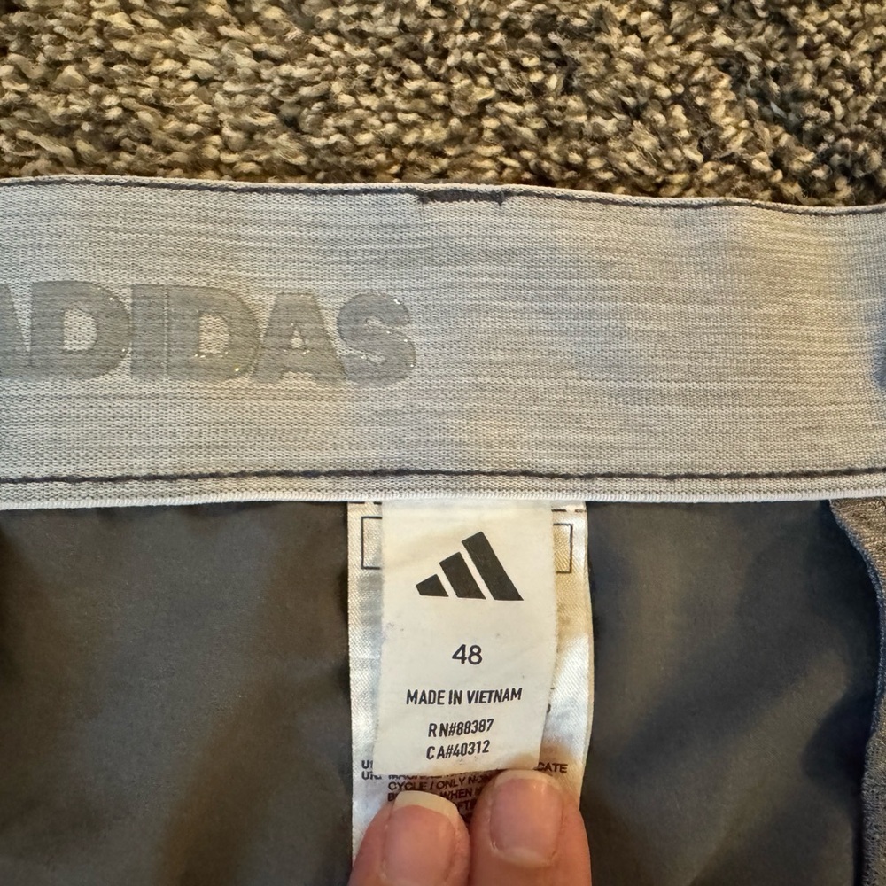 Adidas Light Gray Sports Shorts